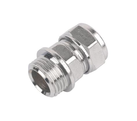 Flomasta Compression Adapting Male Coupler 15mm X 12 Screwfix