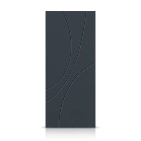 Calhome In X In Hollow Core Charcoal Gray Stained Composite Mdf