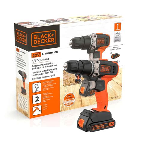 Ripley TALADRO PERCUTOR 3 8 BLACK Y DECKER BCD704C1 20V LITIO