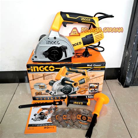 Jual Wall Chaser Grinder INGCO WLC15008 Mesin Bobok Ukir Jalur Pipa