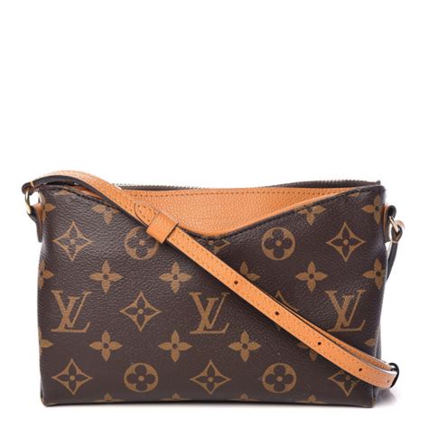 LOUIS VUITTON Monogram Pallas Crossbody Safran 456728 FASHIONPHILE