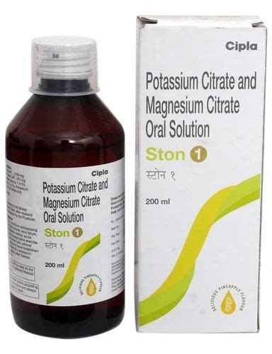 Potassium Citrate Magnesium Citrate Oral Solution At Rs 85 Bottle Potassium Magnesium Citrate