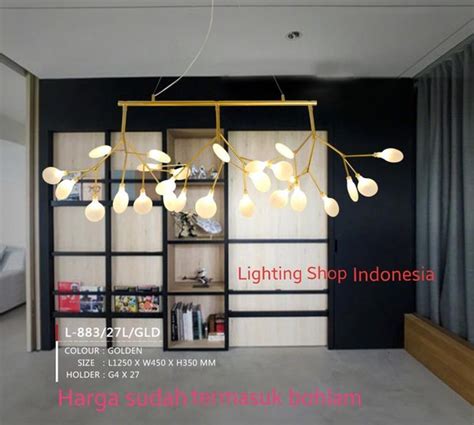 Jual L L Lampu Gantung Hias Kaca Firefly Decor Mewah Kunang