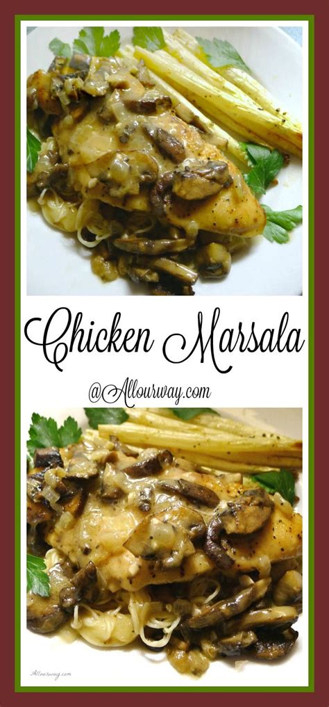 Chicken Marsala Easy Delicious One Pan Meal Recipe Yummy Chicken