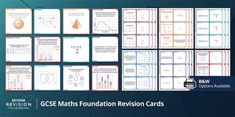 Gcse Revision Flash Cards Foundation Maths Beyond