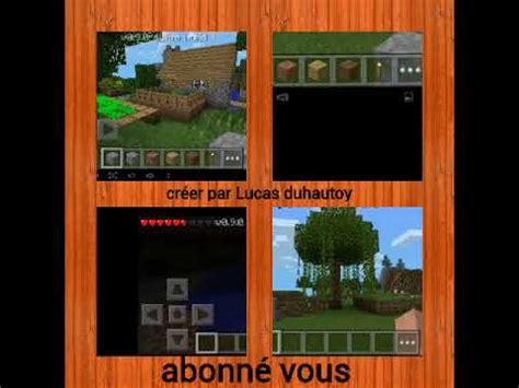 Présentation de la nouvelle mise a jours minecraft YouTube