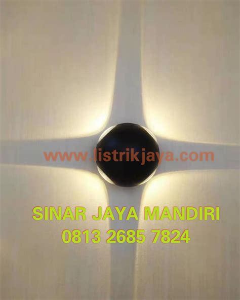 Jual Lampu Dinding Led Bulat 4 Arah 12w Sinar Jaya Mandiri