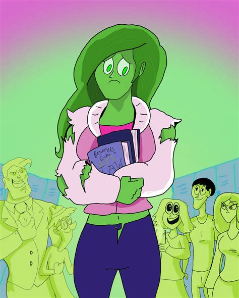 I Was A Teenage She Hulk By Kickazzjohnni On Deviantart