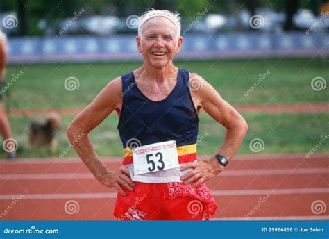 Runner At The Senior Olympic Editorial Stock Photo Image Of United