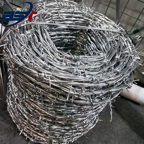 Galvanized PVC Coated Barbed Wire For Security Fence China Barb Wire