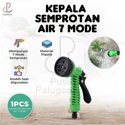 Jual Kepala Semprotan Selang Air Jet Shower Tanaman Cuci Motor Mobil 7