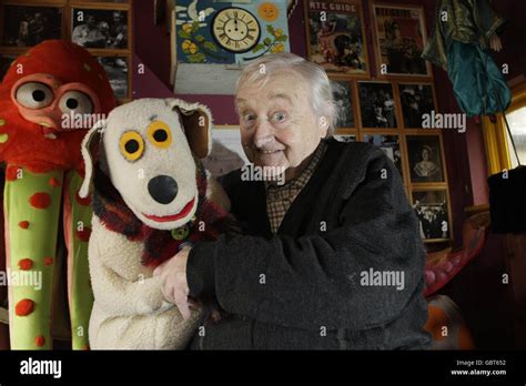 Puppeteer Eugene Lambert 81 With His Dog Judge From The Tv Show