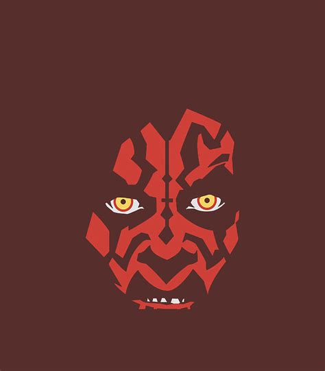 Star Wars Darth Maul Hooded Face Graphic Digital Art By Ted Adrija Pixels