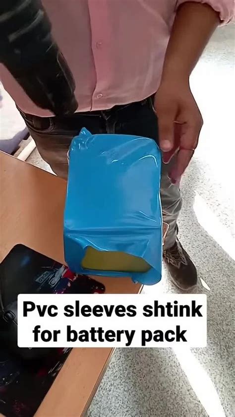 Dee Five Blue PVC Heat Shrink Sleeve For Lithium Ion Battery Packaging