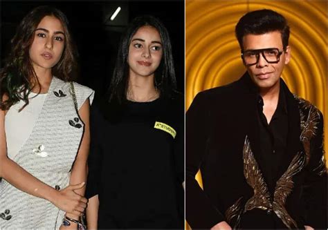 Sara Ali Khan And Ananya Pandey To Appear Together On Karan Johar Chat