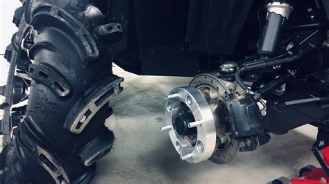 Atv Wheel Spacers Install Youtube