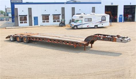 New And Used Lowbed Trailers For Sale Hayworth Equipment Sales Alberta