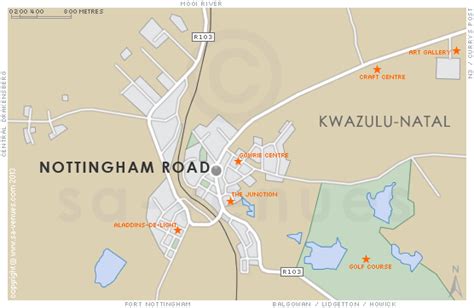 Nottingham Road Map