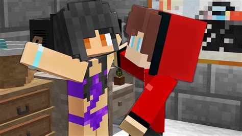 Monster School Aphmau Kiss Jj And Mikey New Boyfriend In Minecraft Maizen Mazien Mizen Youtube