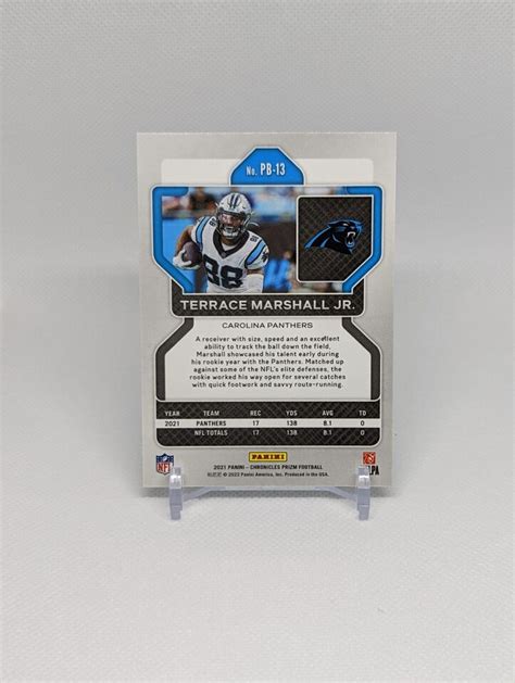 Chroniclesterrace Marshall Jrraremint Black Prizm Rc Ebay