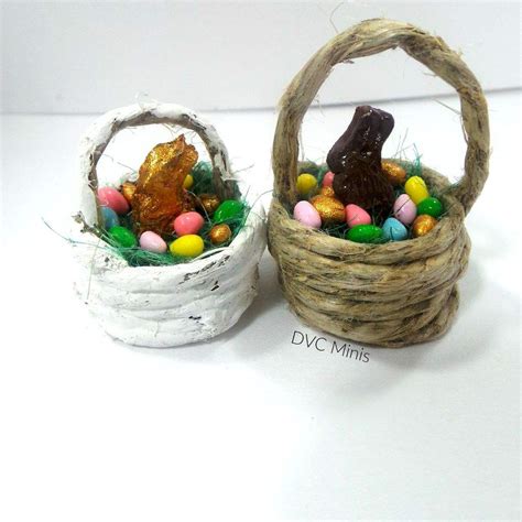 Diy Miniature Easter Baskets Tutorial Crafty Amino