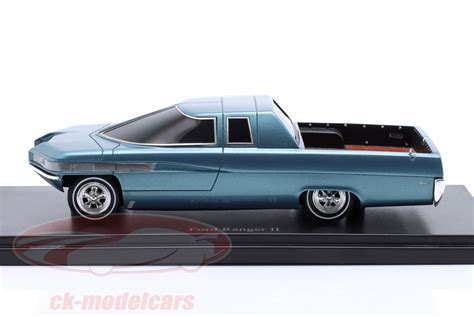 Autocult 1 43 Ford Ranger Ii Pick Up Concept Car 1966 Blau Metallic 08022 1 Modellauto 08022 1