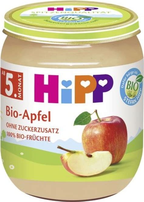 HiPP Bio Babygläschen Fruchtbrei Bio Apfel 125 g Piccantino