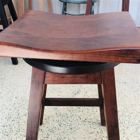 Amish Handcrafted Reclaimed Wood Swivel Bar Stools Free Etsy