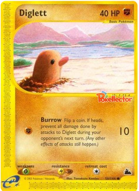 Diglett 50 Skyridge Pokémon karty