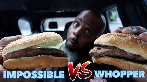 New Burger King Impossible Whopper Vs Whopper Smash Or Pass Youtube