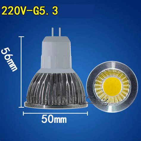 COB GU10 LED Dimmable Spotlight 9W 12W 15W GU5 3 Led Lamp GU 10