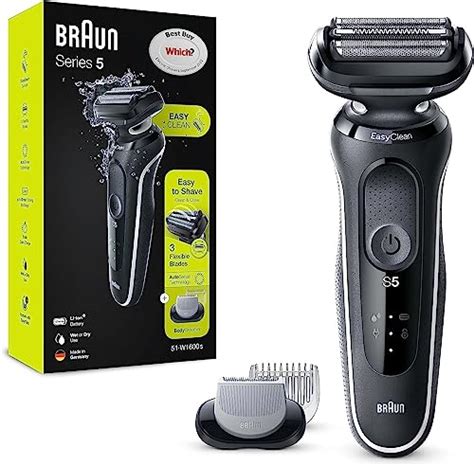 Braun Series W S Electric Shaver For Men With Easyclick Body