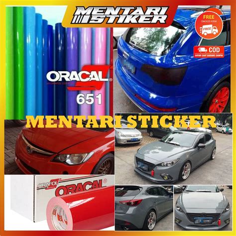 Jual Stiker Skotlet Oracal Glosy Cm Premium Stiker Motor Dan Mobil