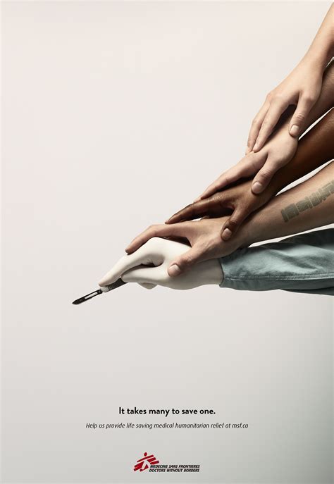 Doctors Without Borders Scalpel Ads Of The World Creative