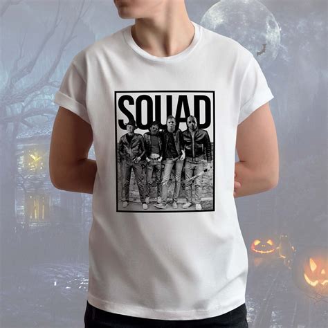 Camiseta Unissex Masculina Squad Horror Freddy Krueger Michael Myers