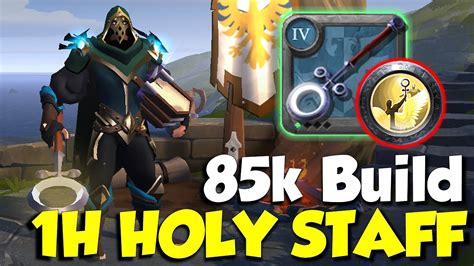 1H Holy Staff Build Solo PvP Corrupted Dungeon Albion Online YouTube