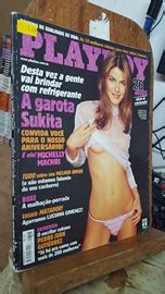 Revista Playboy Agosto De 2001 Michelly Machri Garota Sukita Sebo