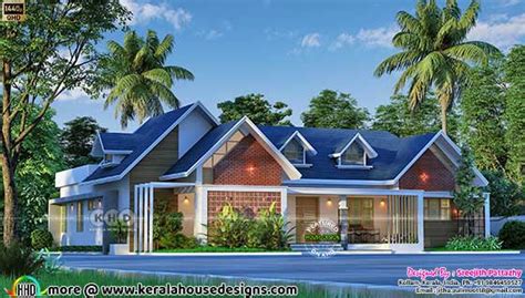 stunning single floor sloping roof bungalow  epitome  elegance
