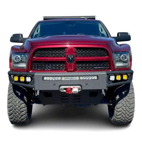 Chassis Unlimited Ram 3500 Diablo Series Winch Front Bumper Pre Drilled For Front Parking