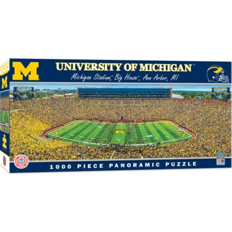 Masterpieces Michigan Wolverines 1000 Piece Panoramic Jigsaw Puzzle