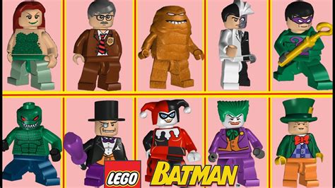 Lego Batman Hd All Bosses Walkthrough All Villains Youtube