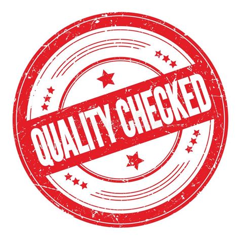 Quality Checked Passed Stock Illustration Illustration Of Verification