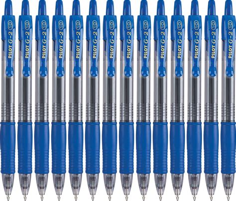 Amazon PILOT 2715733 G2 Retractable Gel Pens Bold Point Blue Ink