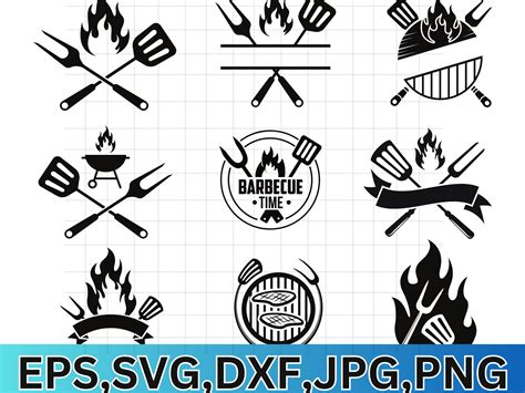 Bbq Svg Grilling Svg Barbecue Svg Barbecue Svg Bundle Etsy