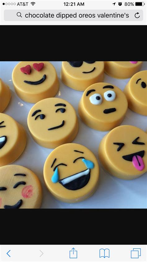 Emojis Chocolate Covered Oreos Chocolate Covered Cookies Oreo