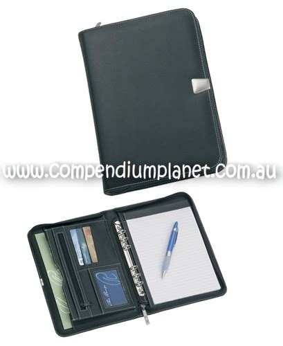 Leather A5 Compendiums Personalised For Your Staff Australia