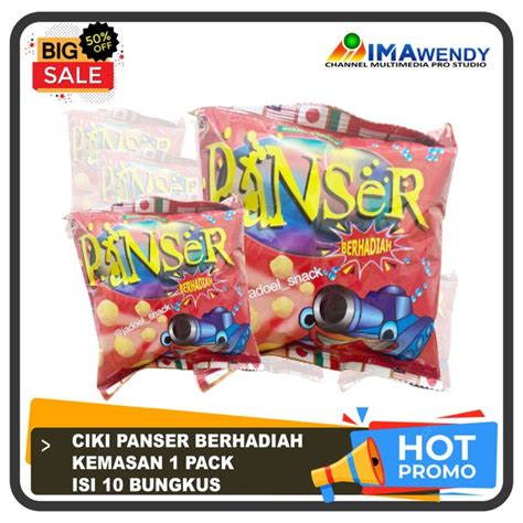 Chiki PANSER BERHADIAH Kemasan 1 Pack Isi 10 Bungkus Lazada Indonesia