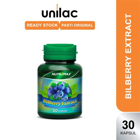 MERAH MATA Nutrimax Bilberry Extract Contains 30 Capsules Vitamin