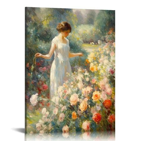 C04 GENYS Abbott Fuller Graves Art Print Morning In The Garden Poster