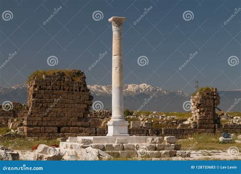 Ruins of the Ancient Town Laodicea on the Lycus Stock Image - Image of destinations ...